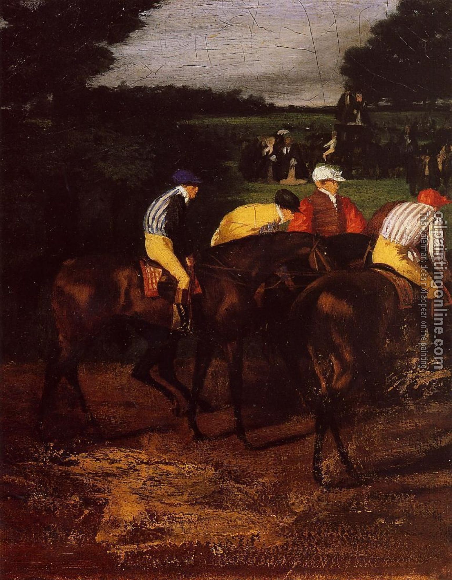 Degas, Edgar - Jockeys at Epsom
